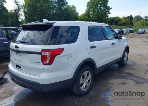 2017 Ford Police Interceptor из США, поврежденный, VIN 1FM5K8AR4HGD26216